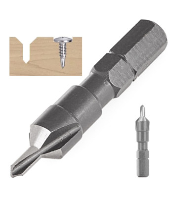 Urbis–frēze ar iegremdētāju skrūvēm, 3/8mm