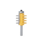 Frēze daudzrievu savienojumiem ar gultni – kāts 8mm, 4x38mm (10/100)