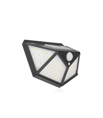 Saules lampa ar krēslas un kustības sensoru (prožektors 100 LED), 50W