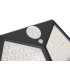 Saules lampa ar krēslas un kustības sensoru (prožektors 100 LED), 50W