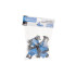 Leņķa atsperu skavu komplekts 4 gab., 90° (6/24)