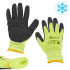 Fluorescējoši siltināti ziemas darba cimdi Geko, 11. izmērs (12/120)