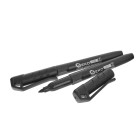 Melni biezi permanentie celtniecības marķieri – 2 gab. komplekts (12/144), 1,0–1,5 mm