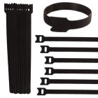 Kabeļu saites ar līplentes aizdari – organizators, 10 gab. – 210mm x 12mm