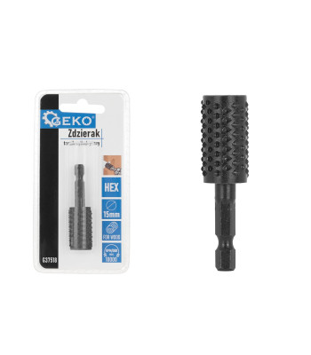 Cilindrisks raspis kokam HEX 15mm (50/250)