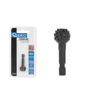 Lodveida koka raspis – 15mm HEX (50/250)