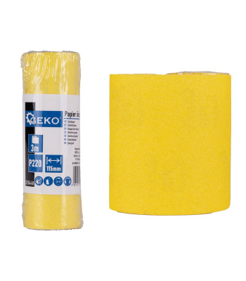 Slīppapīrs – rullis P220 115mm x 3m
