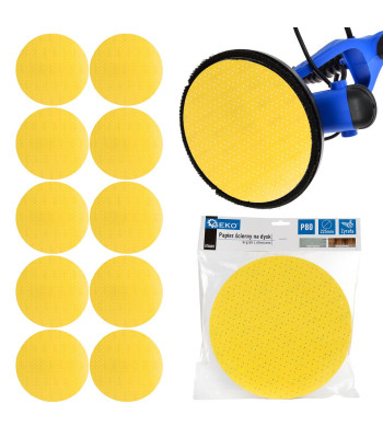 Abrazīvais slīpēšanas disks ar caurumiem žirafei, P80, 225mm