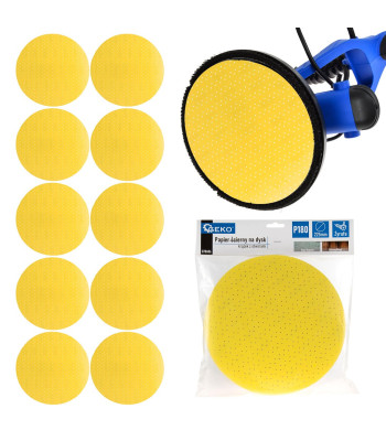 Abrazīvais slīpēšanas disks ar caurumiem / “žirafe” / P180, 225mm (10/100/500)