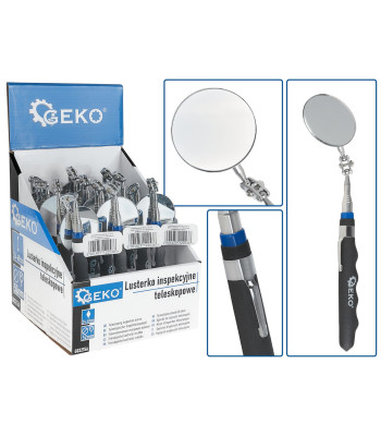 Teleskopiskais pārbaudes spogulis – kartona displeja iepakojums, 24-69cm (12/48)