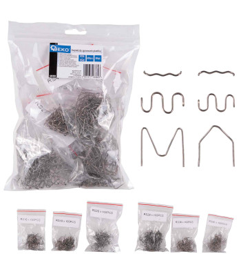 Skavas plastmasas metināšanas aparātam, 600 gab., RS16–RS46