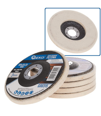 Filca pulēšanas disks (5/200) 125mm