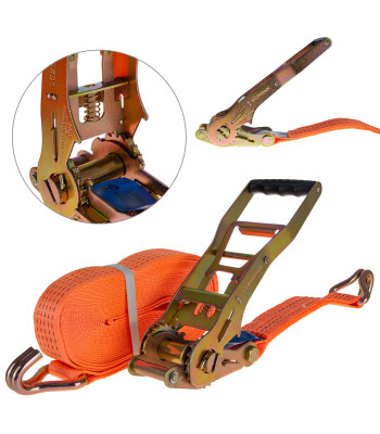 Transportēšanas siksna ar ERGO sprūdratu 10m/5T/50mm