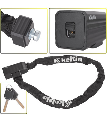 Velosipēda slēdzene – ķēde ar atslēgu 6/900mm