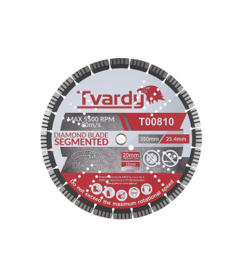 Segmentēts dimanta disks ar gredzenu PROFI 350x12x25.4/20mm