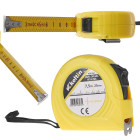 Ievelkama metāla mērlente ar fiksatoru 7,5 m x 25 mm x 0,12 mm