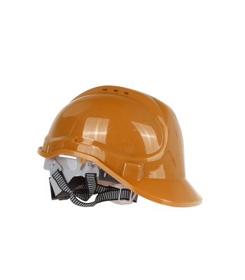 Būvniecības aizsargķivere BHP, oranža, 53–62 cm