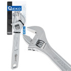 Zviedru tipa regulējamā atslēga GEKO PROFI HEAVY DUTY 8" 26 mm (6/60)