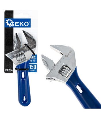 Īsā zviedru tipa regulējamā uzgriežņu atslēga 0-36mm 46-48 HRC (6/60) 150mm