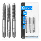 Rokas vītņgriežu komplekts, 3 gab., HSS, DIN 352, M6 x 1,0 mm (100/200)
