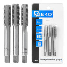 Manuālo vītņgriežu komplekts HSS DIN 352 – 3 gab. (50/100) M10 x 1,5 mm