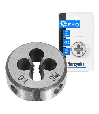 Vītņu grieznis GEKO M6 x 1,0 mm (150/300)