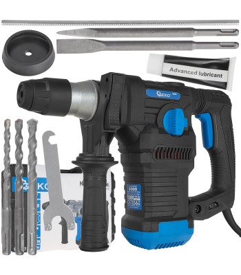 Perforators – triecienāmurs ar SDS Plus patronu koferī GEKO 1500W 6J