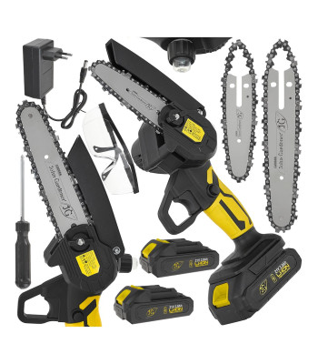 Akumulatora ķēdes zāģis koferī – XXL John Gardener G80665 2x2.0Ah 21V