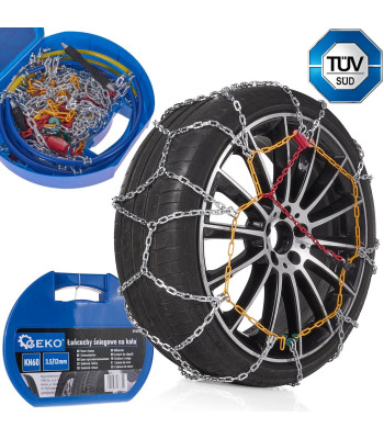 Sniega ķēdes automašīnu riteņiem KN60, 3.5/12 mm