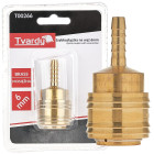 Misiņa ātrais savienotājs šļūtenei, sievišķais tips 6mm (1/10/100)
