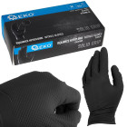 Nitrila cimdi, melni, SOLID GRIP, 50szt., M izmērs