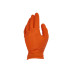Nitrila cimdi, oranži, 50 gab., L, SOLID GRIP