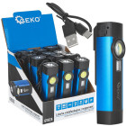 Daudzfunkcionāls lukturis ar magnētu un UV LED COB – 5W 2000mAh 300lm IP54, kartona displeja iepakojums (12/96)