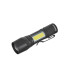 Mini taktiskais LED lukturītis XPE/COB – 10W 500mAh 500lm IPX5 – displeja kartona iepakojums (12/96)