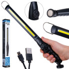 Regulējama darbnīcas lampa ar magnētu LED COB 10W 1800mAh 450lm IP44