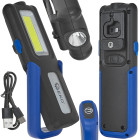 Darbnīcas lampa POWERBANK ar magnētu un regulējamu apgaismojumu, LED COB 5W + 3W 2000mAh 400lm IP44 (10/40)