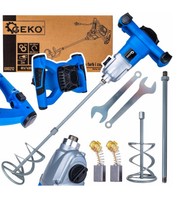 Elektriskais maisītājs krāsām un javām, 2 ātrumi, Geko 1600W