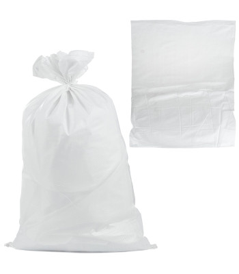 Polipropilēna maiss, balts 80x125cm 80kg (100/500)