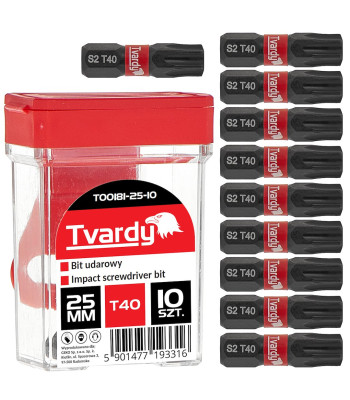 Triecienbits S2 – kārba (10/120), T40 25mm