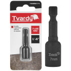 Magnētiskā triecienuzmava skrūvēm Tvardy 7mm x 48mm 1/4"