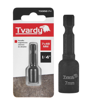 Magnētiskā triecienuzmava skrūvēm Tvardy 7mm x 48mm 1/4