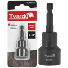 Magnētiskā triecienuzmava skrūvēm Tvardy 17mm x 65mm 1/4" (1/10/40/200)