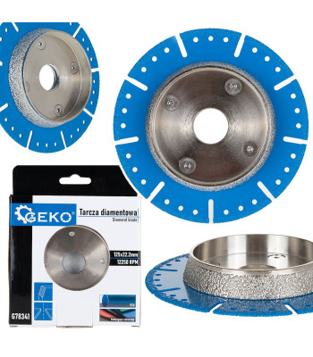 Dimanta disks PVC cauruļu griešanai un fāzēšanai 125mm