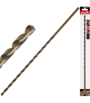 Garais zelta krāsas urbis metālam HSS DIN1869 8.0 x 390mm (25/100)