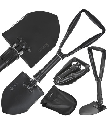Saliekamā taktiskā lāpsta BLACK SURVIVAL SERIES 2in1
