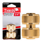 Misiņa dārza šļūtenes remontsavienotājs BRASS-LINE 3/4" (10/80)
