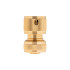 Misiņa dārza ātrsavienotājs ar STOP funkciju BRASS-LINE (10/80) 1/2"