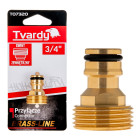 Misiņa savienotājs ar ārējo vītni BRASS-LINE (10/80) 3/4"
