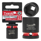 Īsais Tvardy triecienuzgalis CR-MO, sešstūra, 1/2" 21mm (10/120)