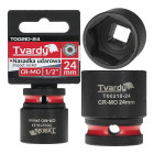 Triecienuzgalis 6-kantu CR-MO Tvardy 1/2" 24mm (10/100)
